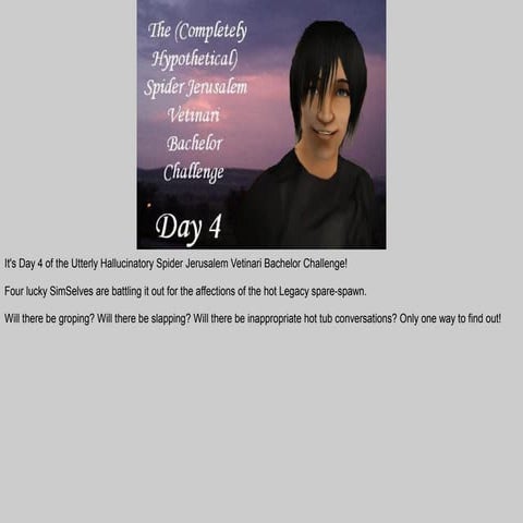 Spider Jerusalem's Completely Hypothetical Bachelor Challenge, Day 4