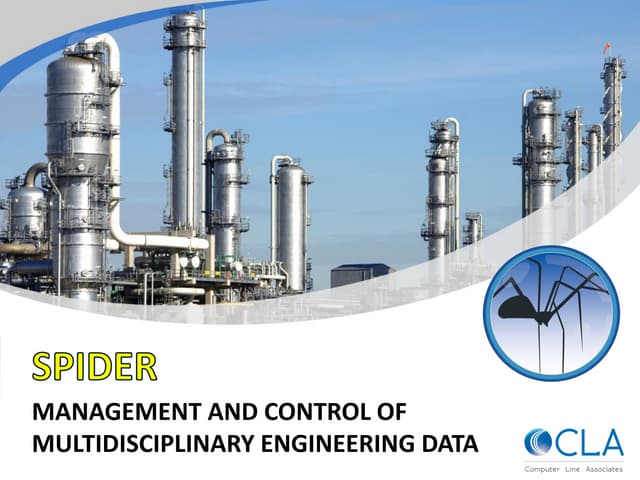 Spider - Management and control of multidisciplinary engineering data
