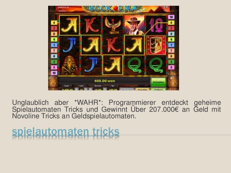 Tricks FГјr Spielautomaten Tricks FГјr Spielautomaten