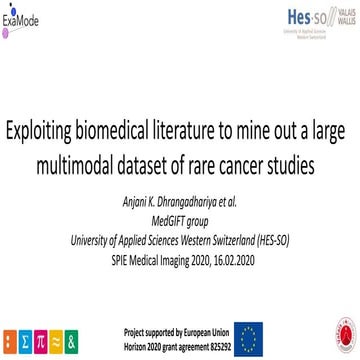 Exploiting biomedical literature to mine out a large multimodal dataset of ra...