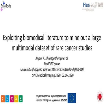 Exploiting biomedical literature to mine out a large multimodal dataset of ra...