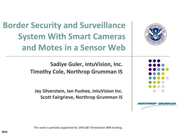 Sophisticated Sensor - Video UNit (SSVU)
