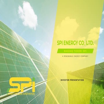 SPI Investor Deck October 2023