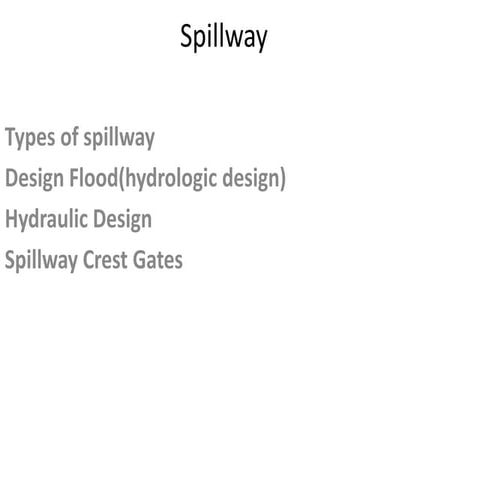 Design of stilling basin and roughness devices | PPTX