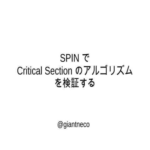 SPIN で