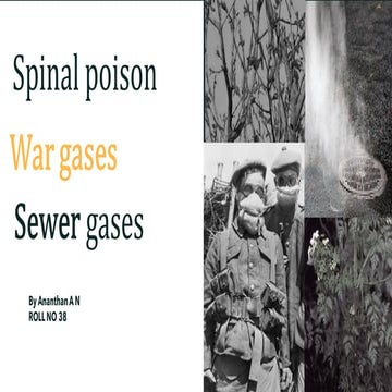 Forensic medicine and Toxicology: Spinal poison | PPTX