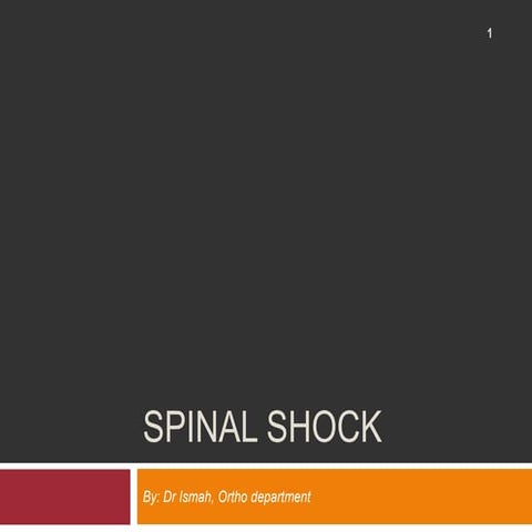 Spinal shock