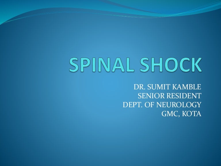 Spinal shock