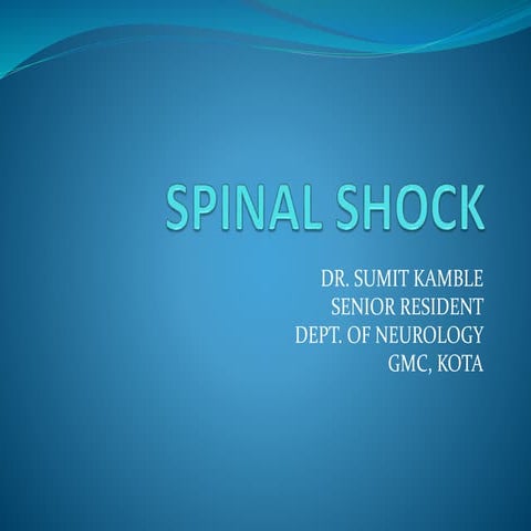Spinal shock