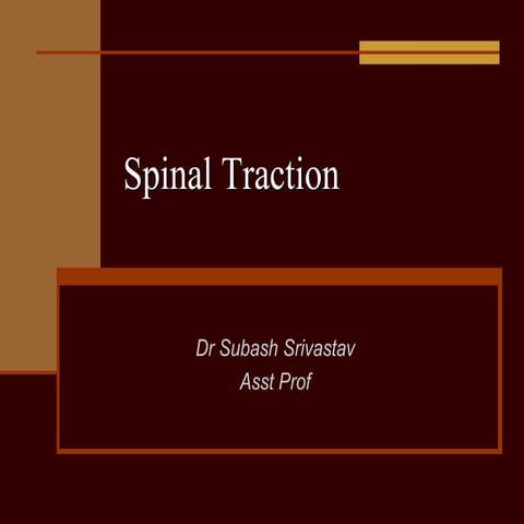 Spinal traction 1