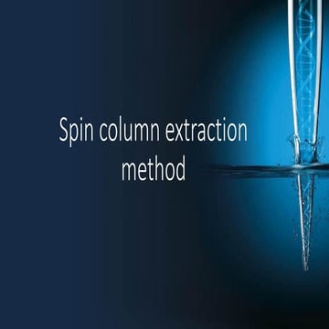 Spin column extraction method molecular biology course.pdf