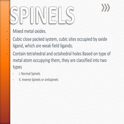 Spinels 