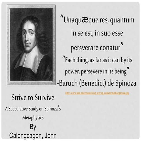 Spinoza's metaphysics