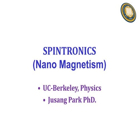 Spintronics