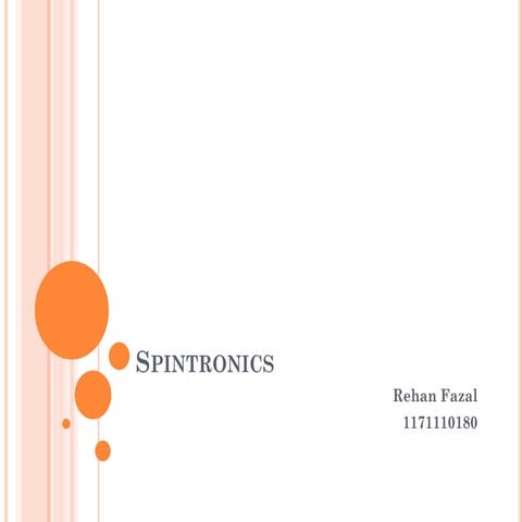 Spintronics