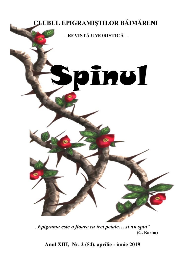 Revista Spinul Nr 54 2 2019