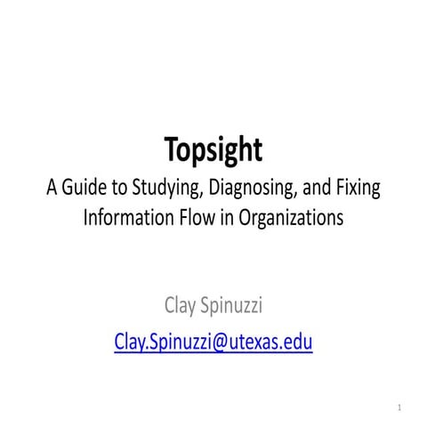 Topsight (Austin UXPA)