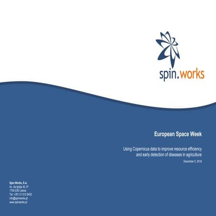 Spinworks: How to improve resource efficiency in agriculture by early detecti...