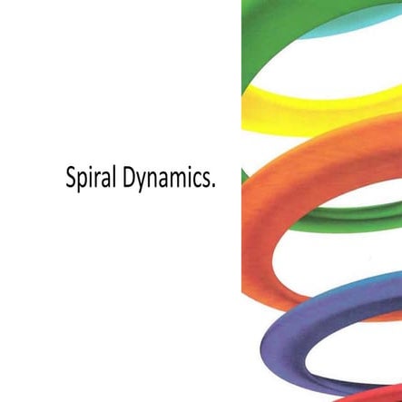 Spiral Dynamics (& the purpose of life), by adrian cahill