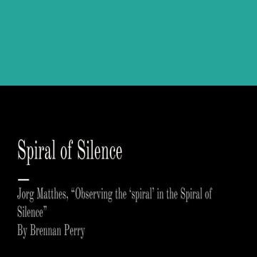 Spiral of silence