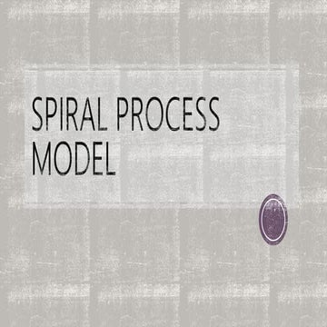 Spiral  Model