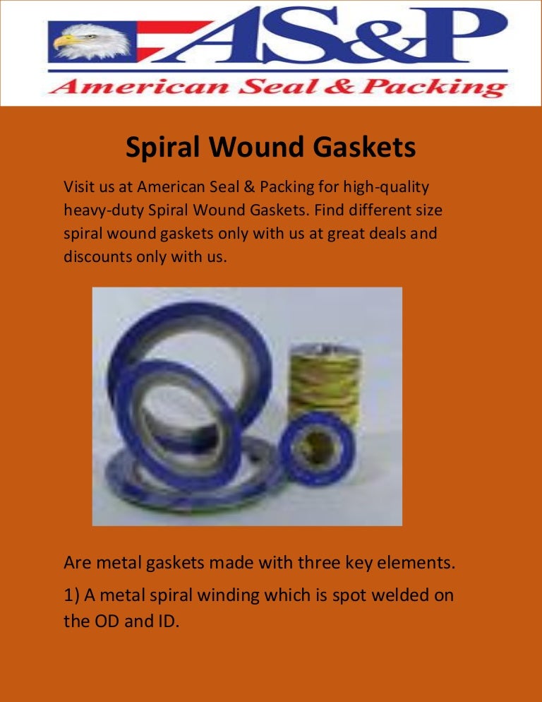 Standard Spiral Wound Gaskets Manufacturers & Distributors