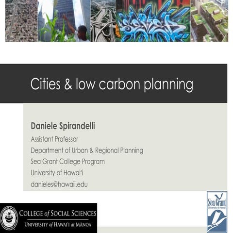 Cities and Low Carbon Planning | PDF