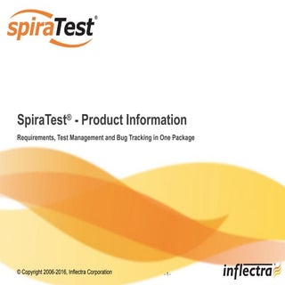Spira Test Overview Presentation