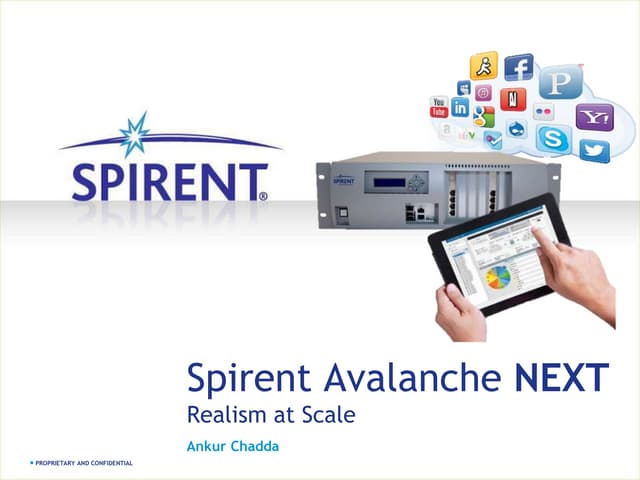 App-Aware Security Testing with Spirent Avalanche NEXT