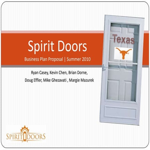 Spirit Doors Final Presentation