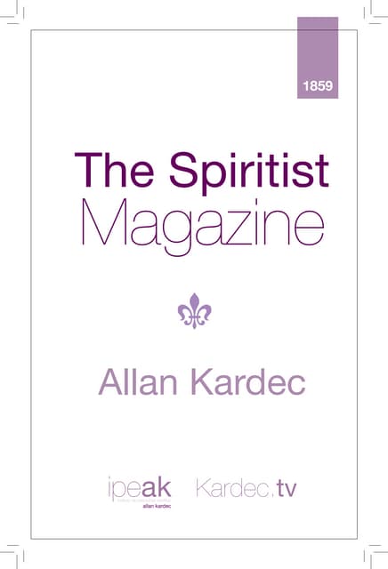 Spiritist magazine1859 