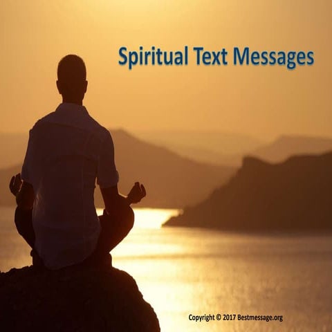 Spiritual Text Messages | Sample Spiritual Messages for friends