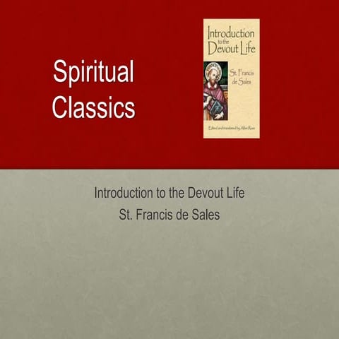 Spiritual Classics Devout Life by Francis DeSales