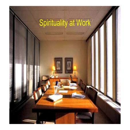 Spirituality  At  work