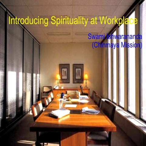 Spirituality in The Work Place