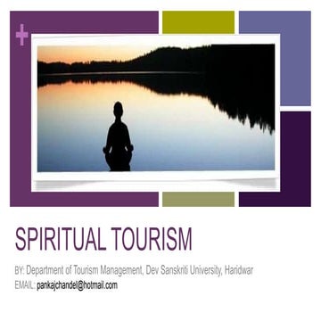 Spiritual tourism