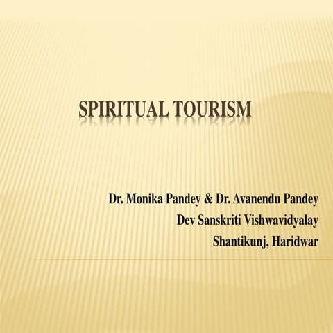 Spiritual tourism