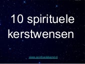 Spirituele kerstwensen