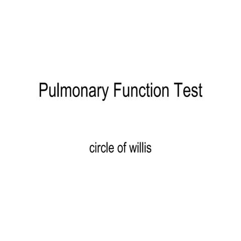 Spirometry