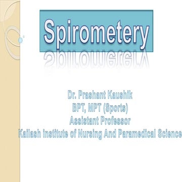 Spirometry