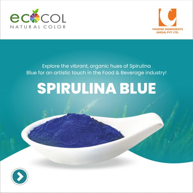 Spirulina Blue Your Natural Color Solution Vinayak Corporation PDF