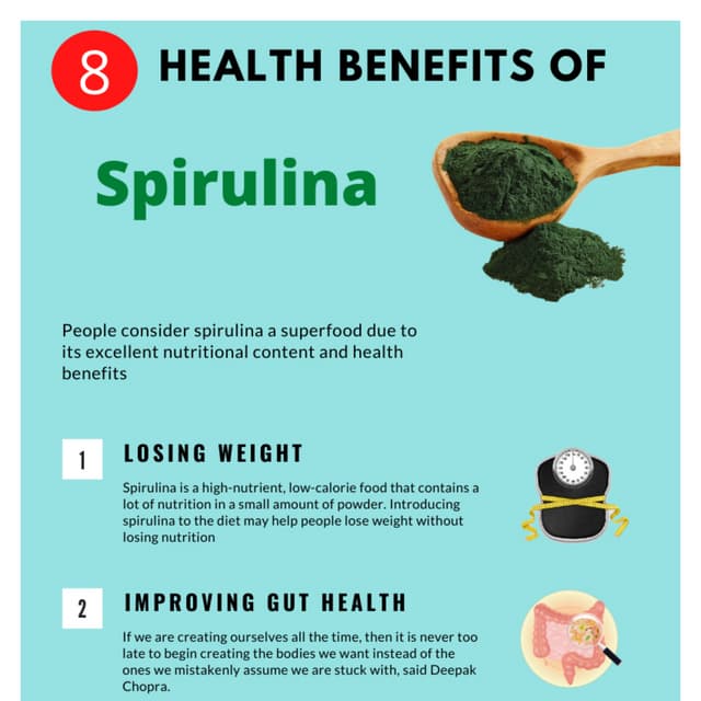 Spirulina benefits pdf
