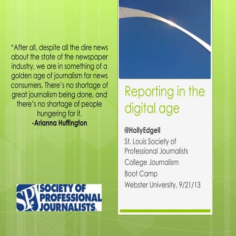 St. Louis Society of Professional Journalists College Bootcamp 