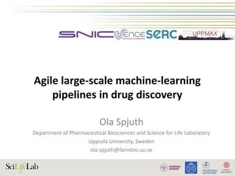 Agile large-scale machine-learning pipelines in drug discovery
