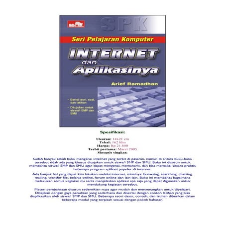 Spk Internet & Aplikasinya