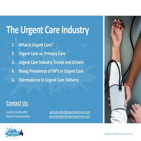 Splash 4 Partners Urgent Care Industry