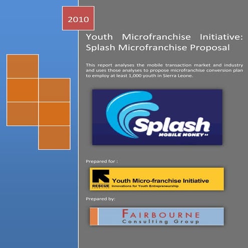 Splash microfranchise proposal   final