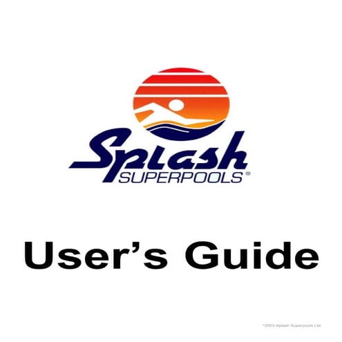 Splash Pool Manual | PDF