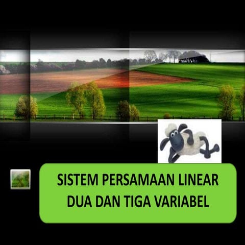 Sistem Persamaan Linear dua variable