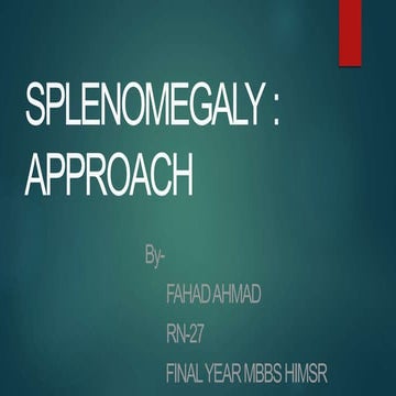 Spleenomegaly.pptx
